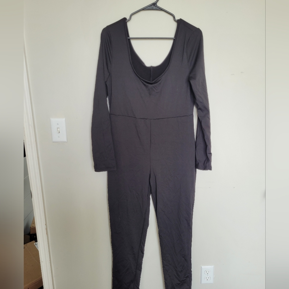 Black Workout Jumpsuit